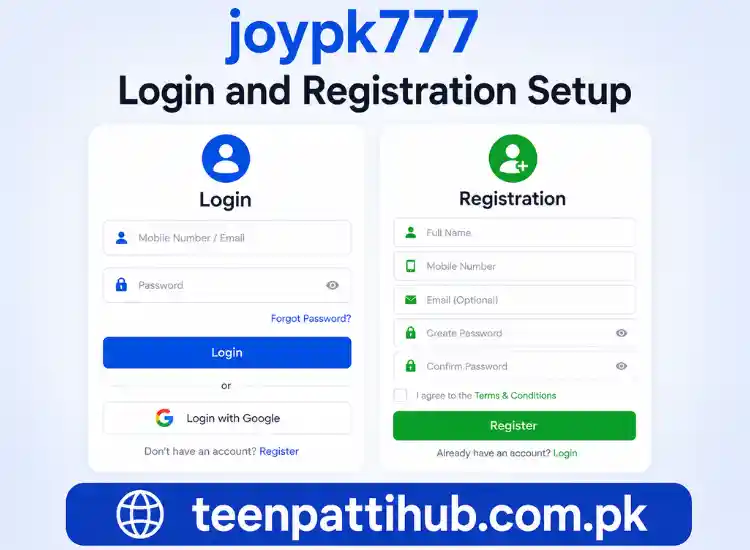 joypk777 register